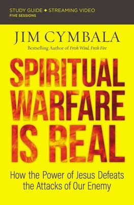 Paperback Spiritual Warfare Bible Study Guide by HarperChristian Resources with streaming video on how Jesus defeats enemy attacks.