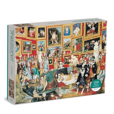 Tribuna of the Uffizi Meowsterpiece of Western Art 1500 Piece Puzzle Other Galison