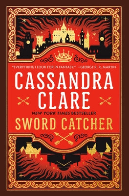 Paperback Sword Catcher book by Del Rey Books, featuring vibrant cover art with fantasy-themed illustrations.