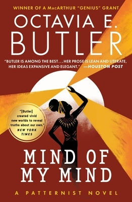 Paperback copy of "Mind of My Mind" novel by Grand Central Publishing, showing the front cover with title and artwork.