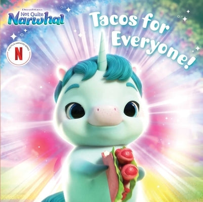 Paperback book titled "Tacos for Everyone!" by Simon Spotlight featuring colorful taco illustrations on the cover.