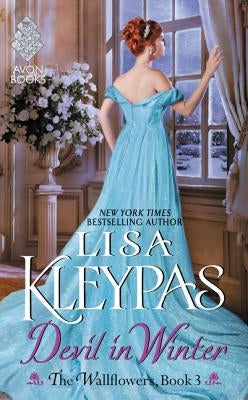 Mass market paperback of "Devil in Winter" from The Wallflowers series by Avon Books, showing the book cover with title and author.