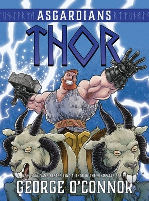 Paperback comic book titled "Asgardians: Thor" by First Second, featuring Thor from Norse mythology on the cover.