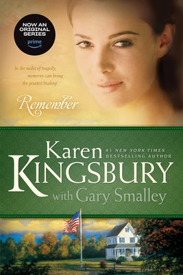 Paperback copy of Remember novel by Tyndale Fiction, with a softcover book featuring a colorful cover design.