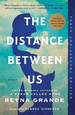 Paperback copy of "The Distance Between Us" by Washington Square Press featuring a close-up of the book cover.