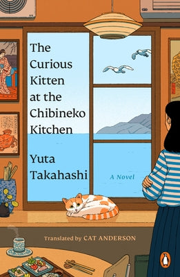 Paperback of The Curious Kitten at the Chibineko Kitchen by Penguin Books, featuring a colorful cover illustration of a curious kitten in a kitchen.
