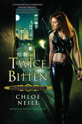 Paperback of Twice Bitten novel by Berkley Books featuring a close-up of the book cover with dark, mysterious artwork.