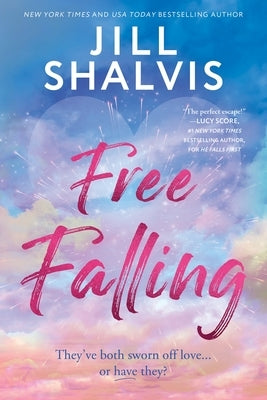 Paperback of "Free Falling" novel by Sourcebooks Casablanca, showing the book cover with a blue and white design.