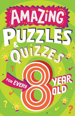 Red Shed paperback puzzle and quiz book for 8-year-olds, featuring fun activities and brain teasers for kids.