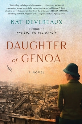 Cover of the paperback "Daughter of Genoa" by Harper Perennial, featuring artwork related to the novel.