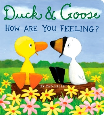 Duck & Goose How Are You Feeling? board book by Random House Studio featuring colorful illustrations of duck and goose characters.