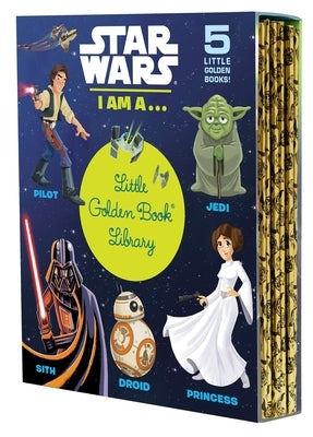 Star Wars: I Am A...Little Golden Book Library -- 5 Little Golden Books: I Am a Pilot; I Am a Jedi; I Am a Sith; I Am a Droid; I Am a Princess Boxed Set Golden Books