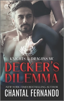Mass market paperback of Decker's Dilemma by Carina Press featuring a cover with a mysterious character and bold title text.