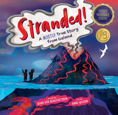 Paperback of Stranded!: A Mostly True Story from Iceland by Barefoot Books, featuring an illustration of Icelandic landscapes.
