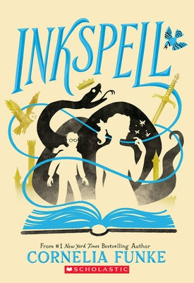 Paperback of Inkspell from the Inkheart Trilogy by Chicken House, showing the book cover with fantasy artwork.