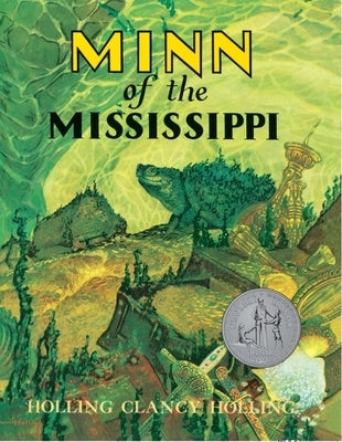 Paperback edition of Minn of the Mississippi book by Clarion Books, featuring a cover image with river and wildlife illustrations.
