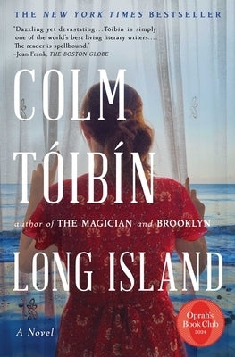 Paperback of Long Island by Oprah's Book Club, published by Scribner Book Company, featuring a cover with scenic coastal imagery.