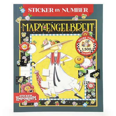 Sticker by Number Mary Engelbreit: Sticker Emporium Paperback Parragon