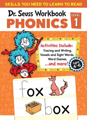 Dr. Seuss Phonics Level 1 Workbook: A Phonics Workbook to Help Kids Ages 4-6 Learn to Read (for Kindergarten and Beyond) Paperback Bright Matter Books