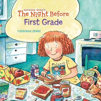 Paperback of "The Night Before First Grade" by Grosset & Dunlap, featuring colorful illustrations on the cover.
