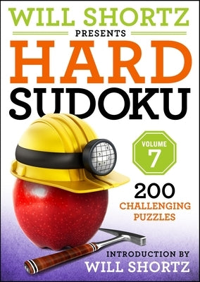Paperback Sudoku puzzle book titled Will Shortz Presents Hard Sudoku, Volume 7 by St. Martin's Griffin, featuring challenging sudoku puzzles.