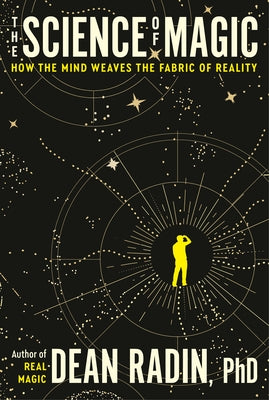 Paperback copy of "The Science of Magic" by Harmony, featuring a colorful cover with mystical and scientific imagery.