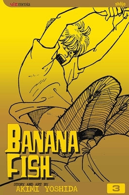 Paperback of Banana Fish Volume 3 by Viz Media featuring colorful cover art with characters from the manga series.