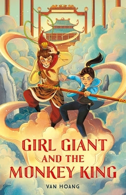 Paperback of Girl Giant and the Monkey King by Square Fish, showing the book cover with colorful illustration.