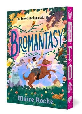 Paperback of Bromantasy by G.P. Putnam's Sons featuring a colorful fantasy book cover with vibrant illustrations.
