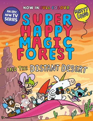 Paperback of Super Happy Magic Forest and the Distant Desert Volume 4 by Oxford Children's, featuring colorful fantasy illustrations.