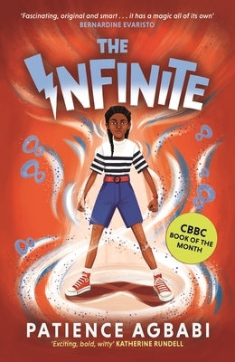 The Infinite paperback book by Canongate Books featuring a minimalist cover design with abstract artwork.