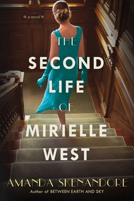Paperback novel "The Second Life of Mirielle West" by Kensington Publishing, featuring a cover with vintage-style artwork.