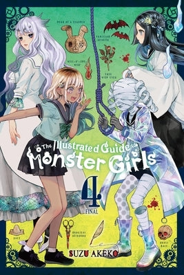 Paperback of The Illustrated Guide to Monster Girls, Vol. 4 by Yen Press, featuring vibrant cover art with various monster girl characters.