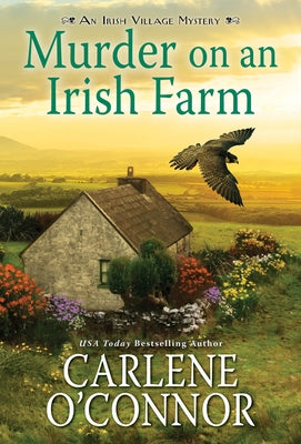 Mass market paperback of "Murder on an Irish Farm" by Kensington Cozies, featuring a cozy Irish farm scene with lush green fields.