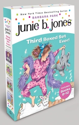 Junie B. Jones third boxed set by Random House Books for Young Readers, featuring books 9-12 in a colorful set.