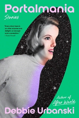 Paperback of Portalmania: Stories by Simon & Schuster featuring colorful cover art with various illustrated scenes.