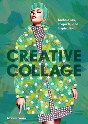 Paperback book titled "Creative Collage" by Chronicle Chroma featuring colorful collage artwork on the cover.