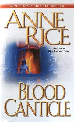 Mass market paperbound copy of Blood Canticle by Ballantine Books, showing the book cover with dark and gothic artwork.