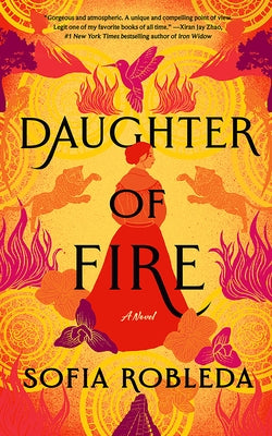 Paperback edition of Daughter of Fire novel by Amazon Crossing, featuring the book cover with vibrant artwork.