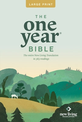 One Year Premium Slimline Bible-NLT-Large Print 10th Anniversary by Tyndale