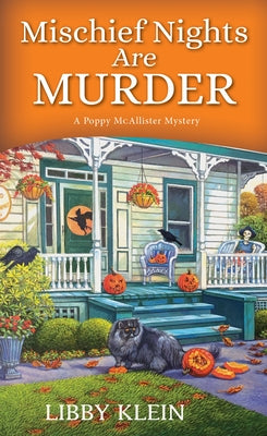 Mass market paperback of Mischief Nights Are Murder by Kensington Cozies, featuring a dark, mysterious cover design.