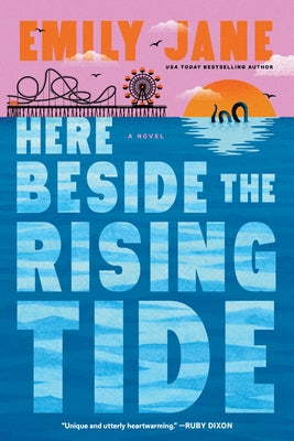 Paperback of "Here Beside the Rising Tide" by Hyperion Avenue, showing the book cover with ocean-themed artwork.