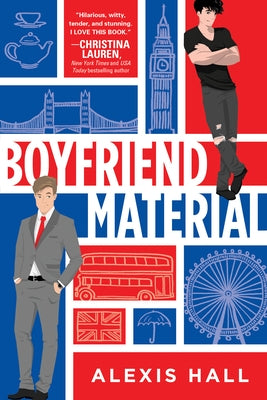 Paperback of Boyfriend Material by Sourcebooks Casablanca, showing the book cover with title and author details.