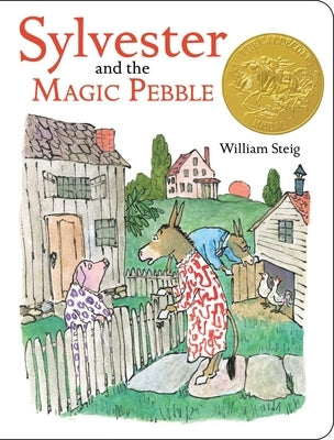Little Simon Sylvester and the Magic Pebble board book with colorful illustrations for young children.