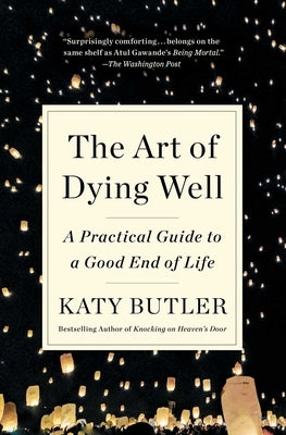 Paperback book titled "The Art of Dying Well," published by Scribner Book Company, featuring a plain cover with the title text.
