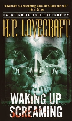 Cover of "Waking Up Screaming: Haunting Tales of Terror" mass market paperbound book by Del Rey Books with dark, eerie artwork.