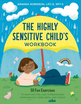Paperback children's workbook by Z Kids with colorful illustrations, designed to help highly sensitive kids feel less overwhelmed and communicate.