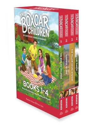 The Boxcar Children Mysteries Boxed Set 1-4: The Boxcar Children; Surprise Island; The Yellow House; Mystery Ranch Boxed Set Random House Books for Young Readers