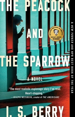 Paperback of The Peacock and the Sparrow by Atria Books, featuring an illustrated cover with vibrant peacock and sparrow artwork.