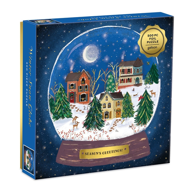 Winter Snow Globe 500 Piece Puzzle Other Galison
